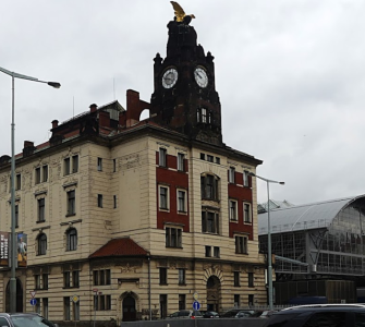 prague main station outside