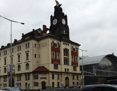 prague main station outside